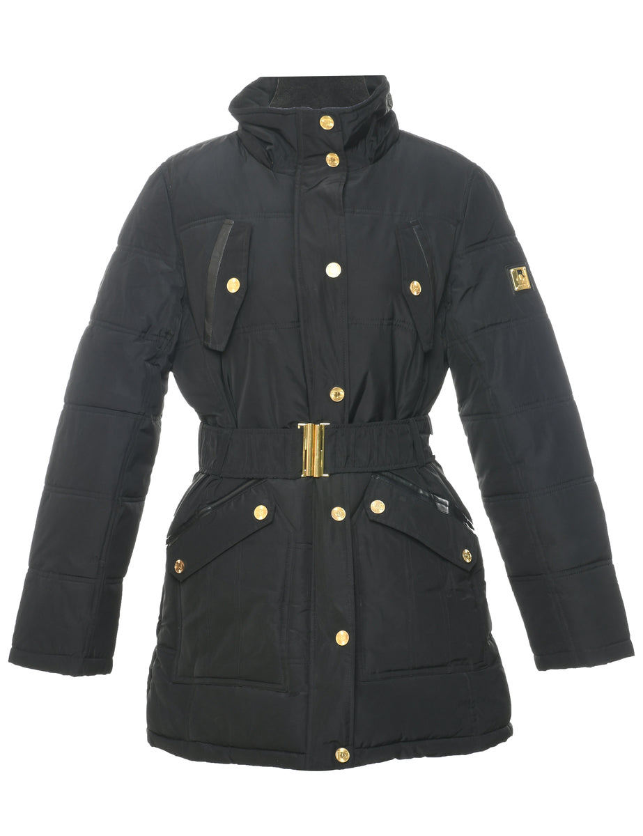Black Puffer Jacket - M