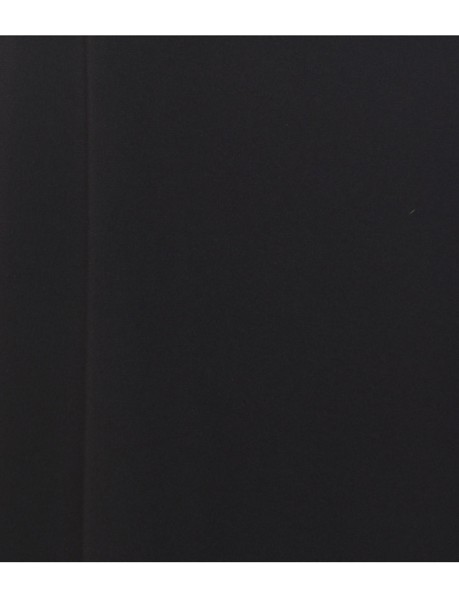 Black 1990s Mini Evening Dress - M