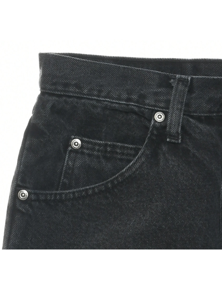 Black Straight Fit Jeans - W30 L30