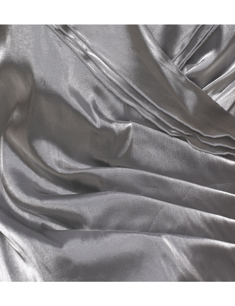 Silver Evening Top - M