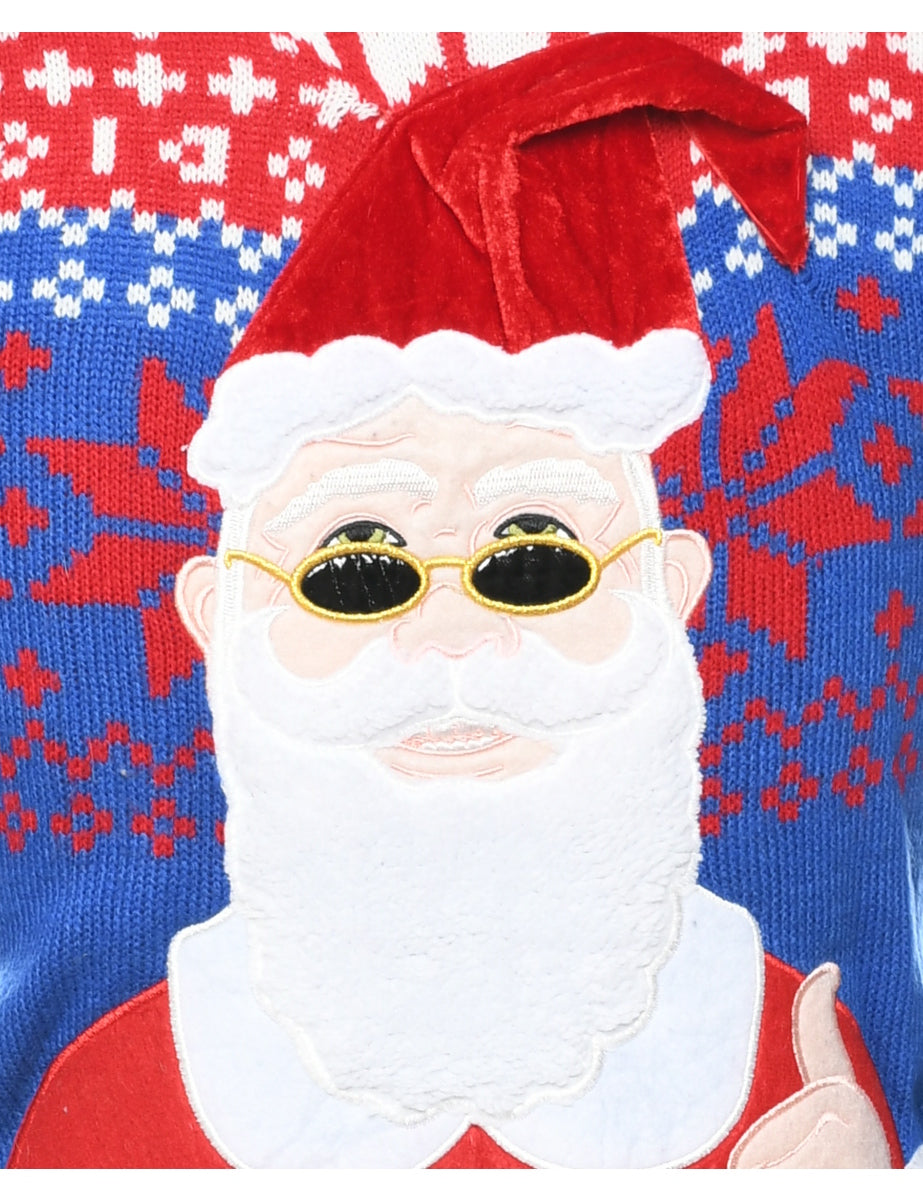 Santa Claus Christmas Jumper - S