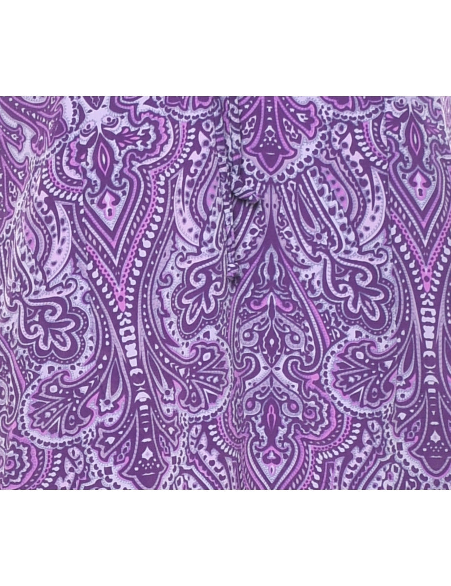 Paisley Print Dress - M