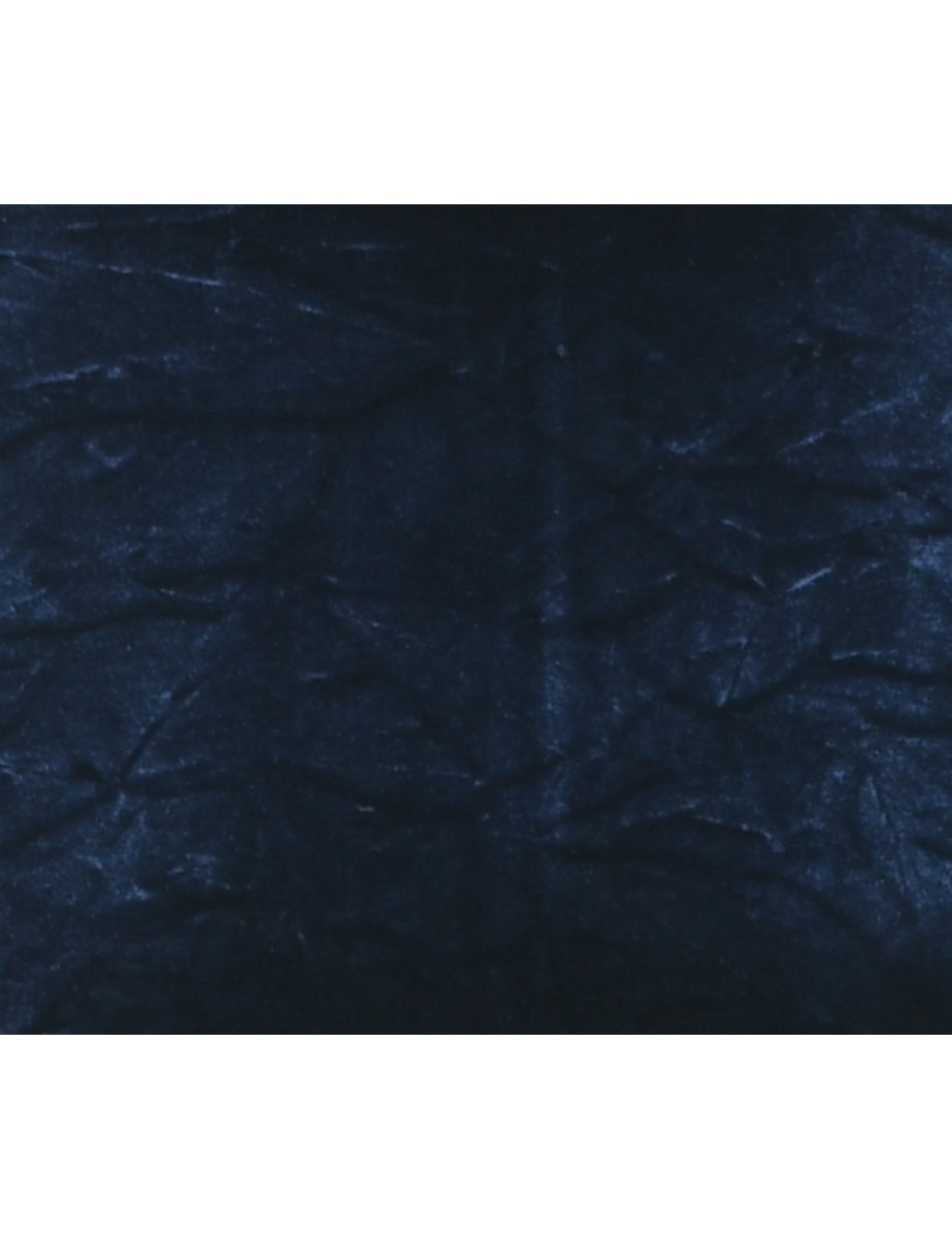 Velvet Navy Evening Dress - M