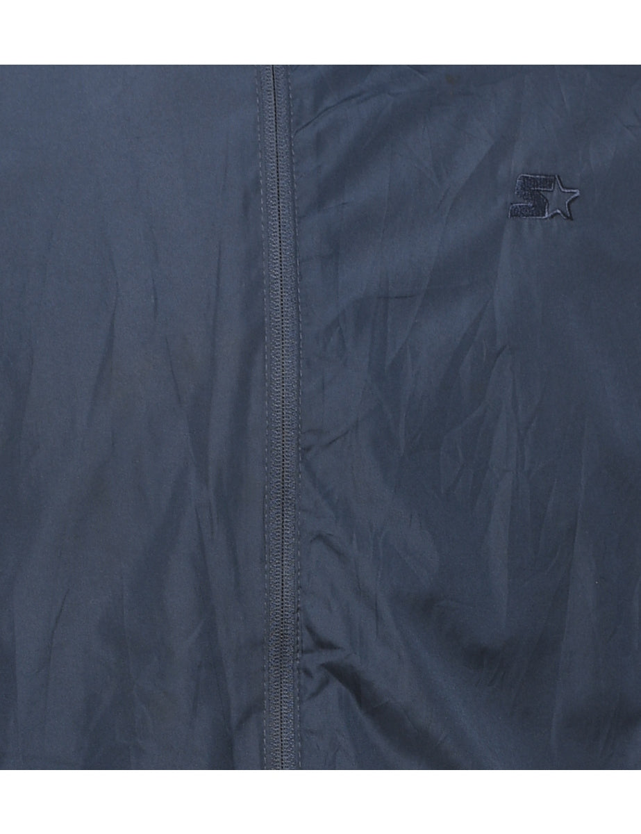 Navy & Blue Nylon Jacket - M