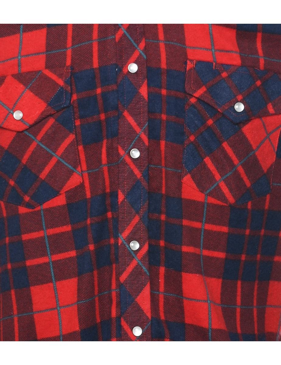 Checked Western Shirt - S