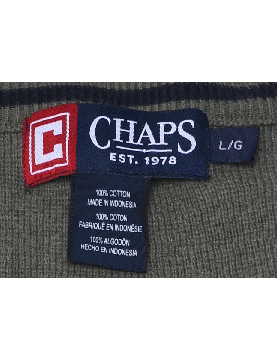 Chaps Sweater Vest - L