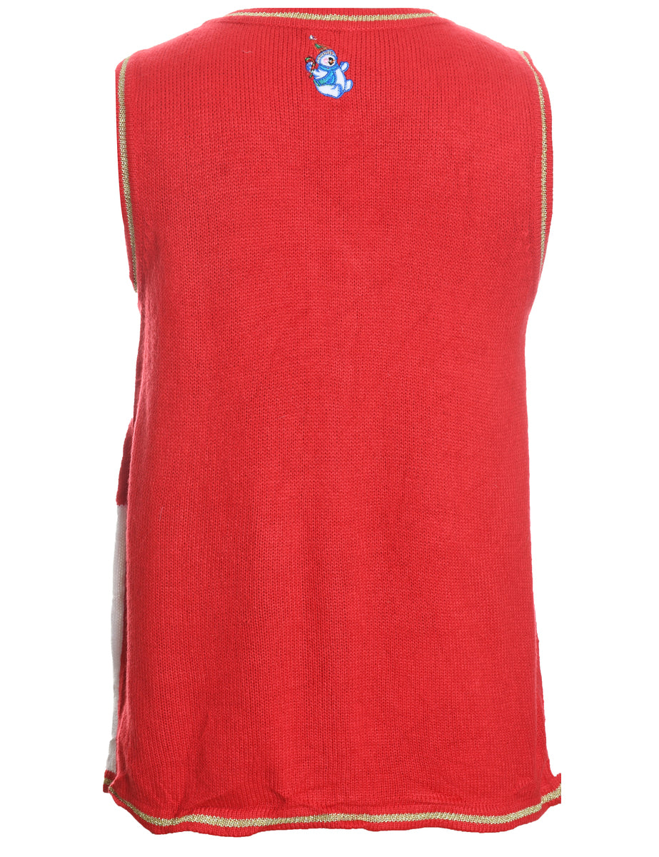 Snowman Christmas Vest - S