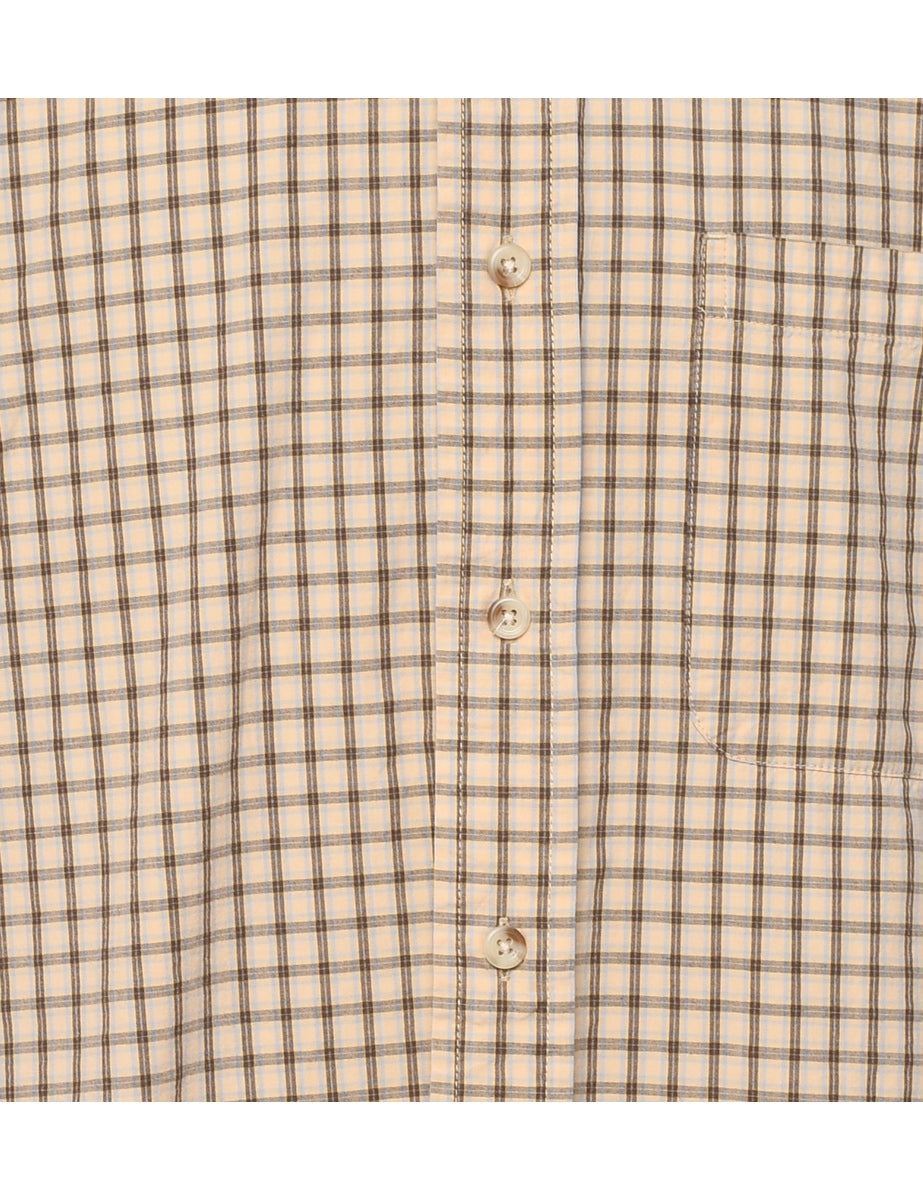 Izod Checked Shirt - L