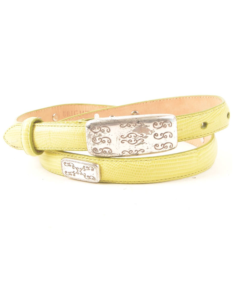 Metallic Western Belt - M