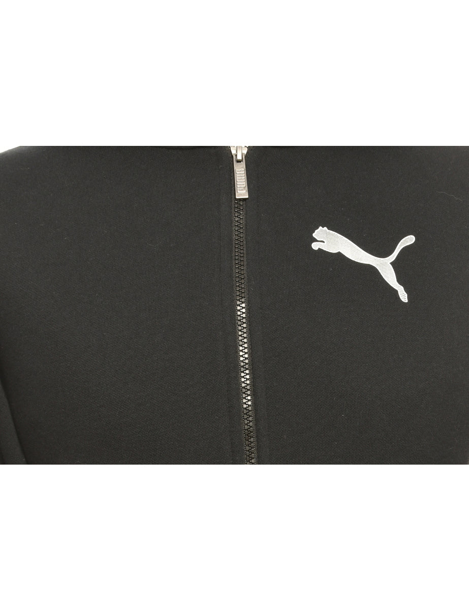 Black Puma Printed Hoodie - S