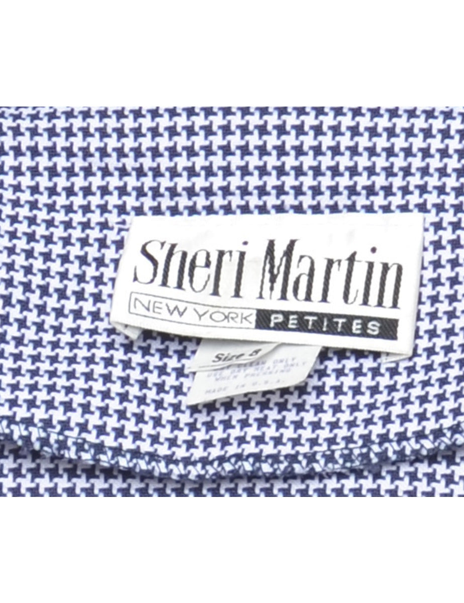 Dogtooth Navy Jacket - M