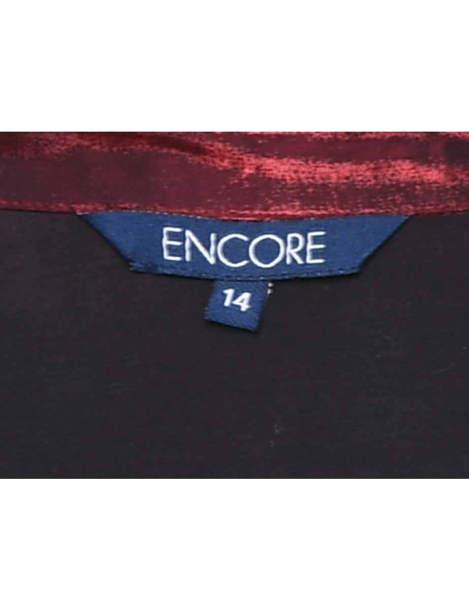 Encore Maroon Shirt - XL