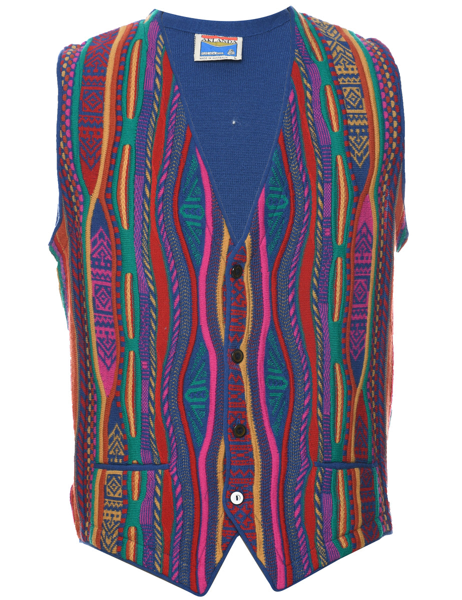 Wool Sweater Vest - L