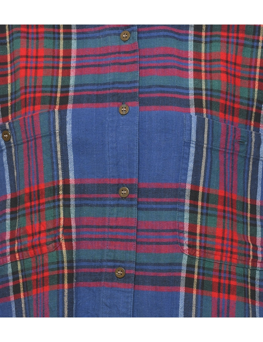 Roo Crossing Blue Checked Shirt - L