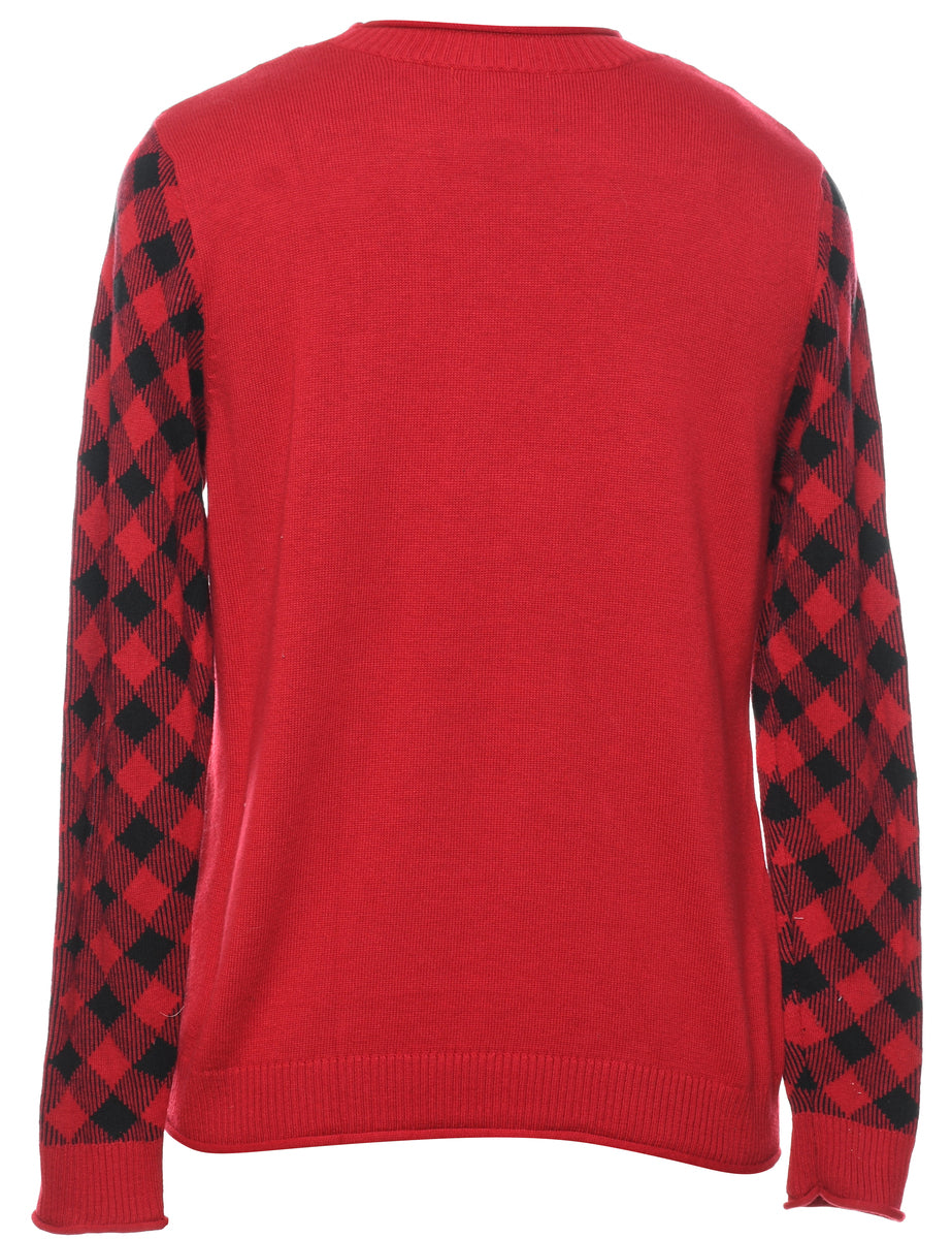 Snowman Christmas Jumper - M
