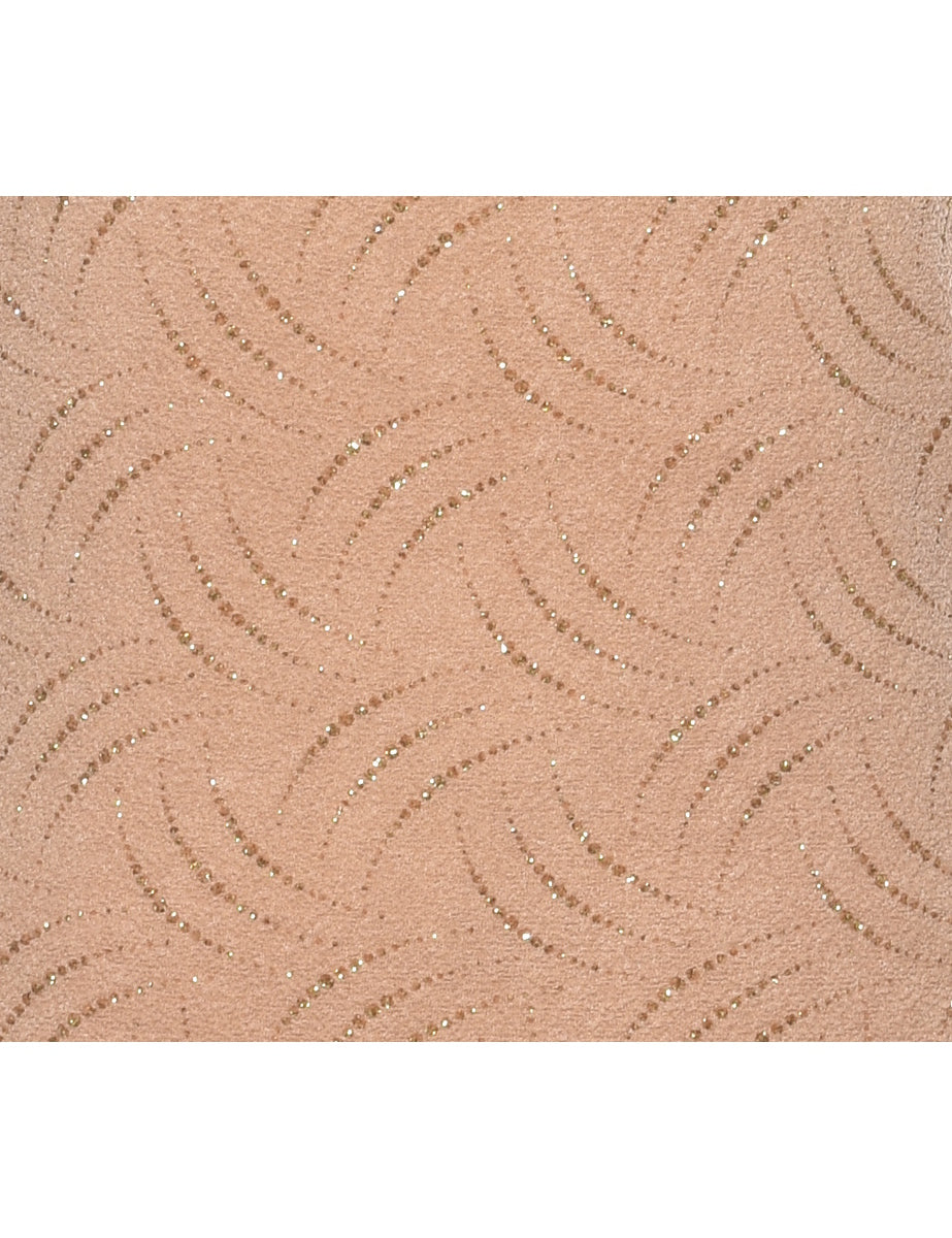 Light Brown Evening Top - M
