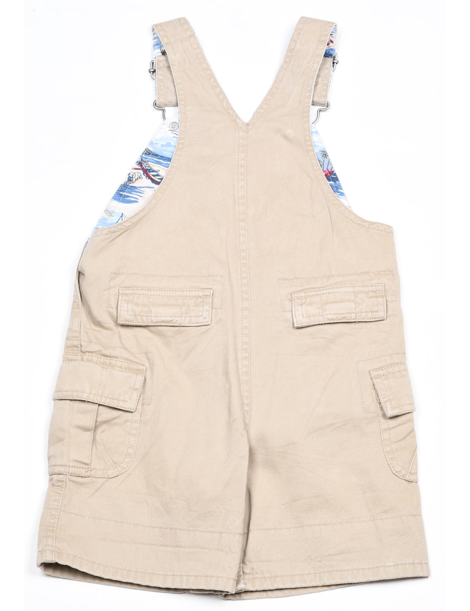Plc Island Beige Dungarees - 2 YEARS