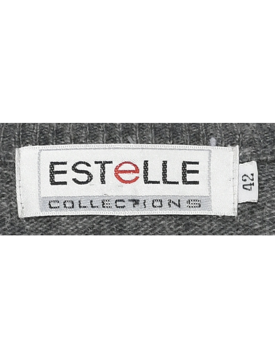 Geometric Pattern Jumper - L