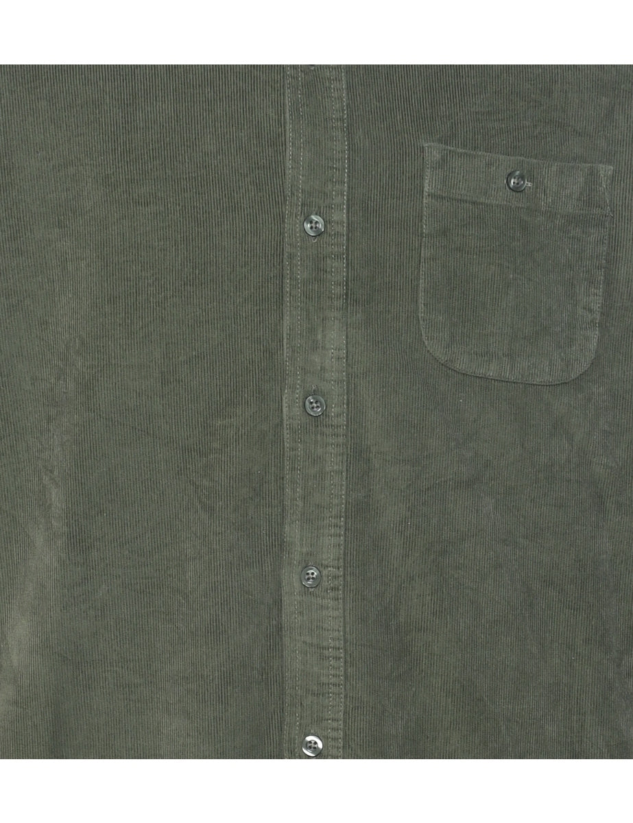 Corduroy Green Shirt - M