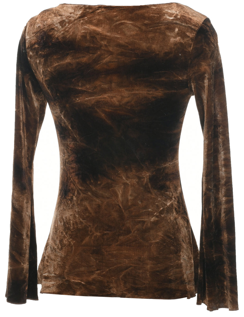 Velvet Fabric Top - S
