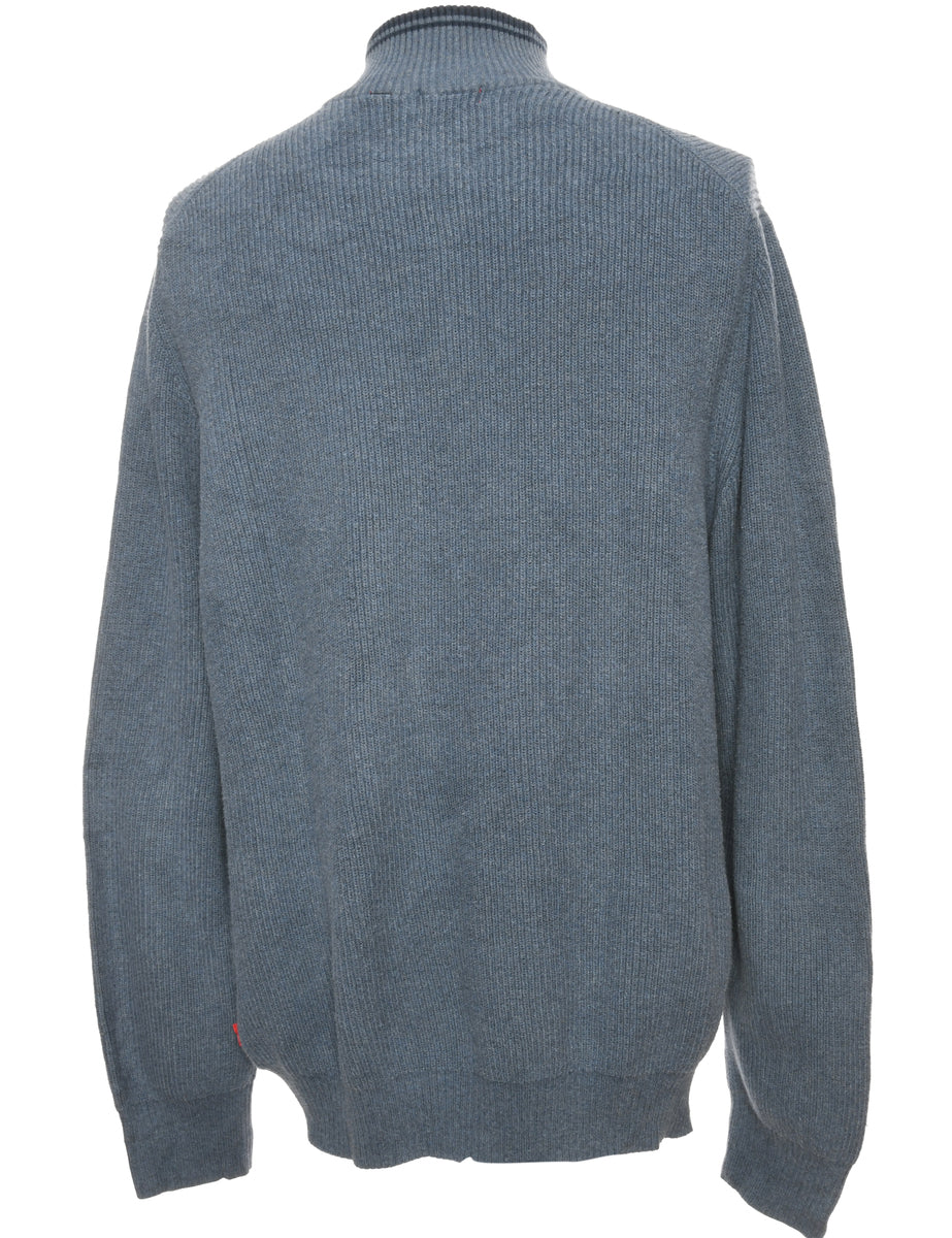 Mid Wash Blue Izod Jumper - L