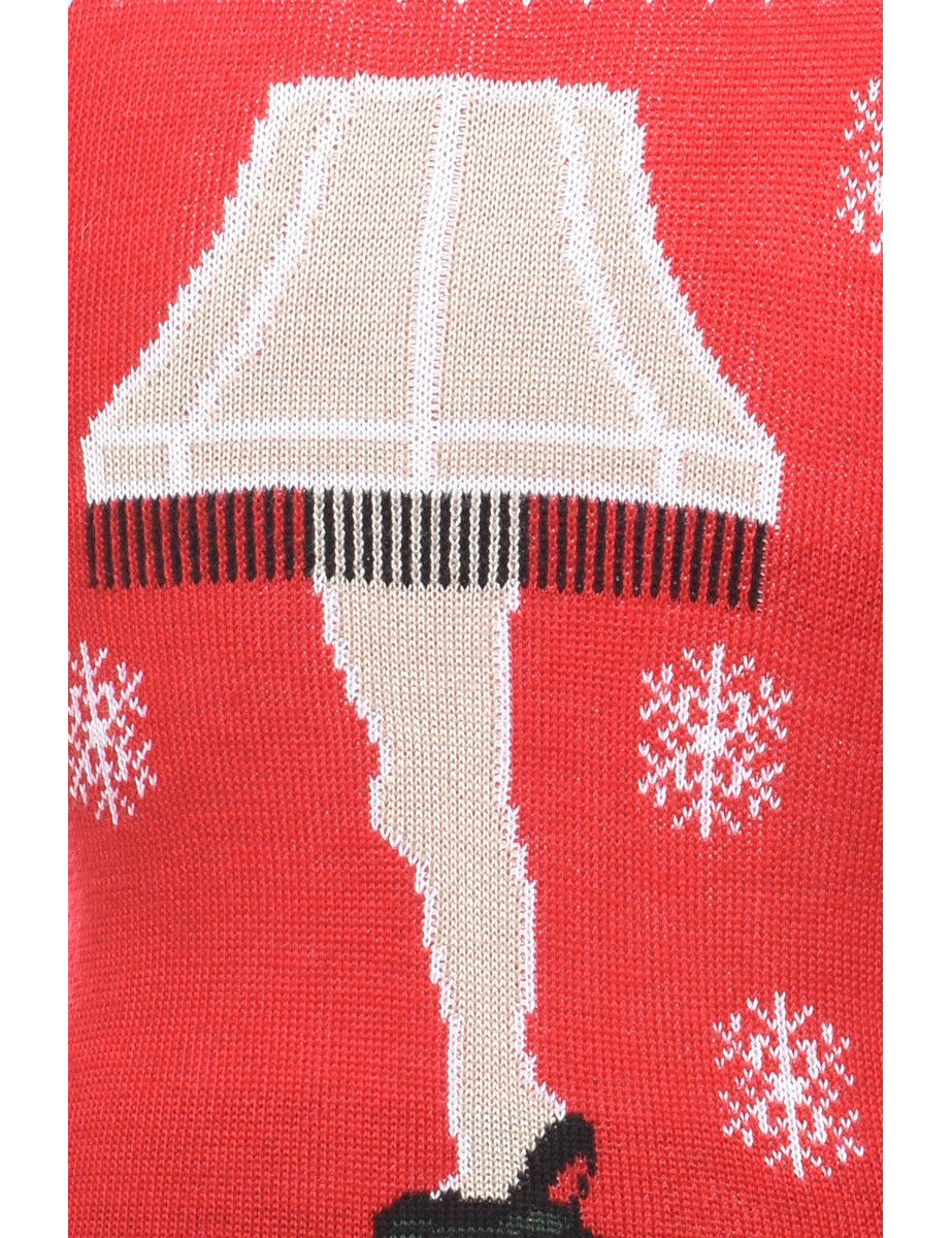 Red Christmas Jumper - S