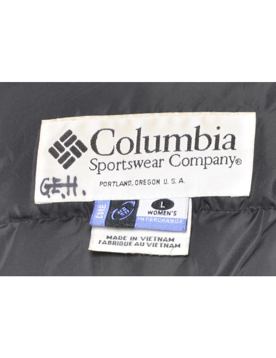 Columbia Quilted Black Puffer Jacket - L