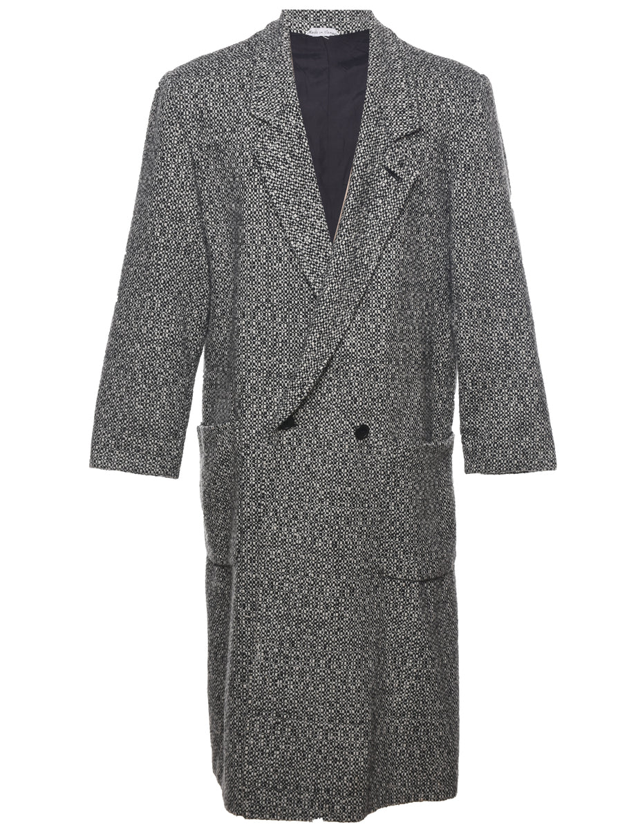 Double Breasted Wool Coat - XL