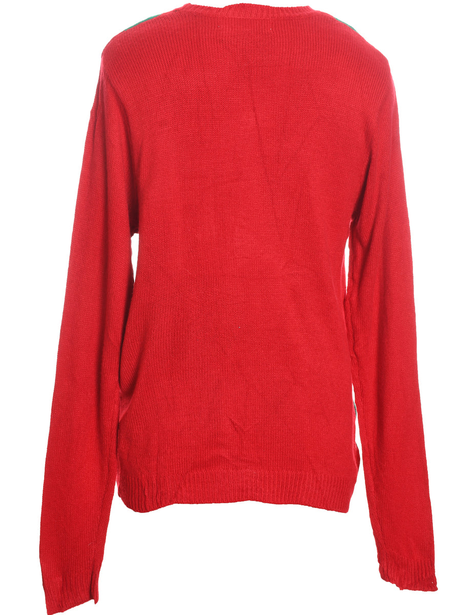 Santa Claus Christmas Jumper - M