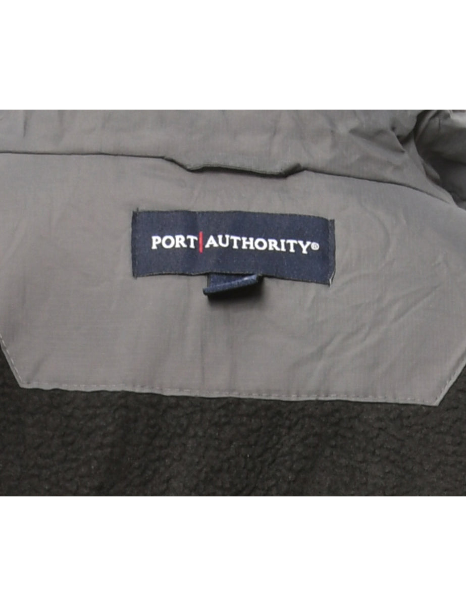 Grey & Black Zip Front Mountaineering Jacket - XL