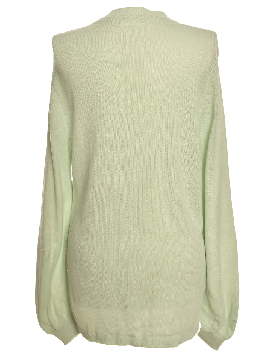 Lurex Thread Pattern Jumper - L