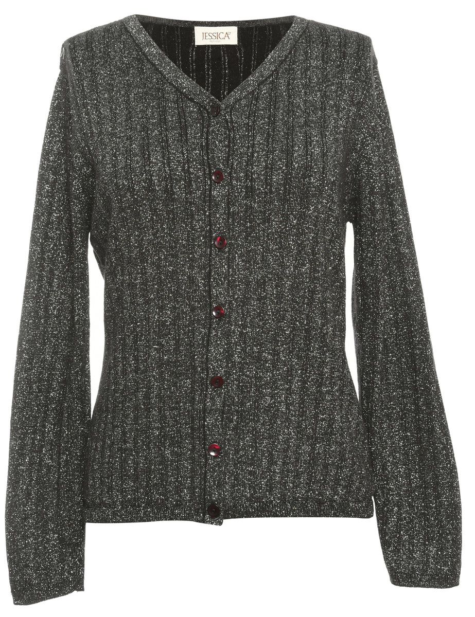 Lurex Cardigan - M