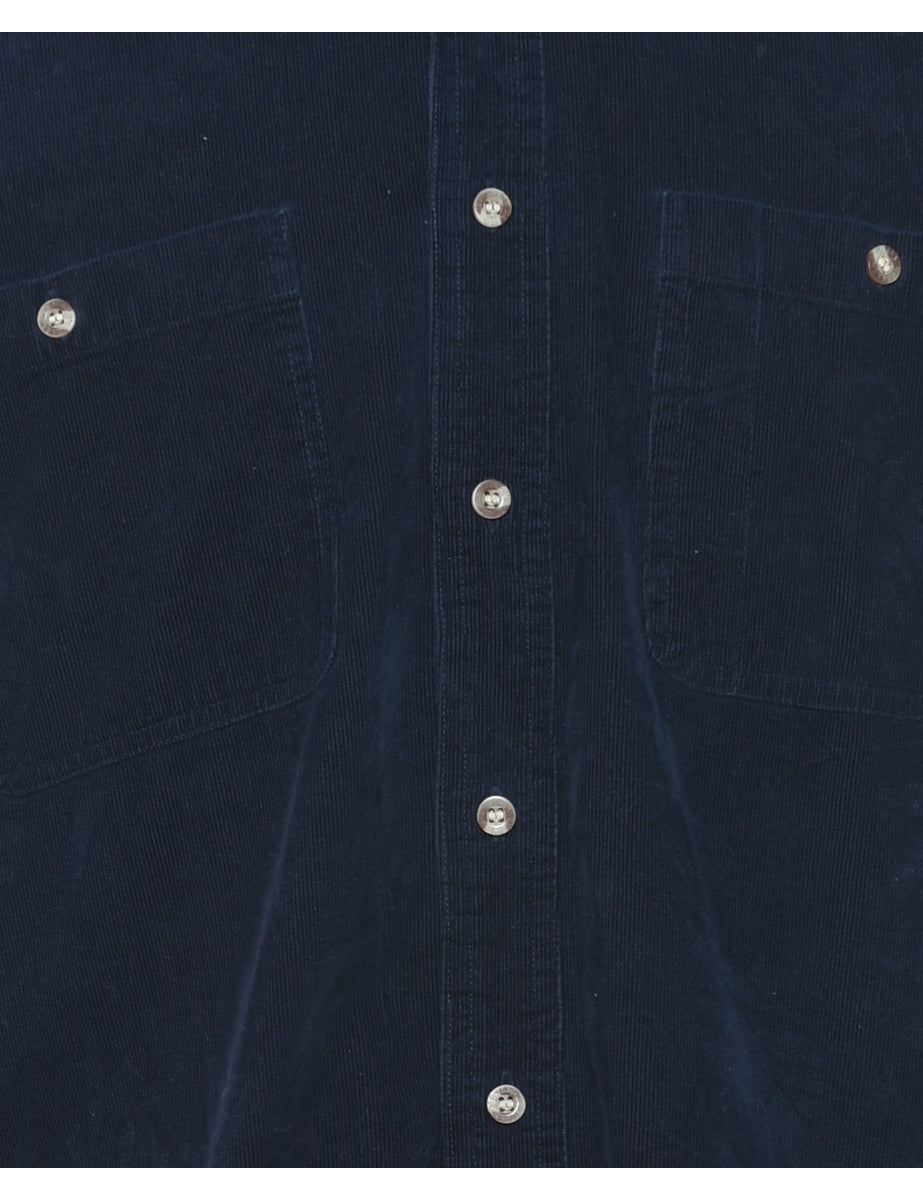 Corduroy Navy Shirt - S