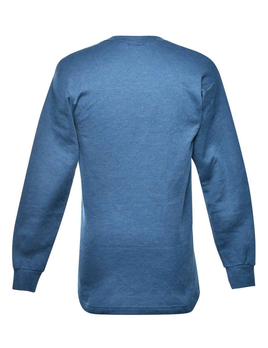 Extra Long Plain Sweatshirt - S