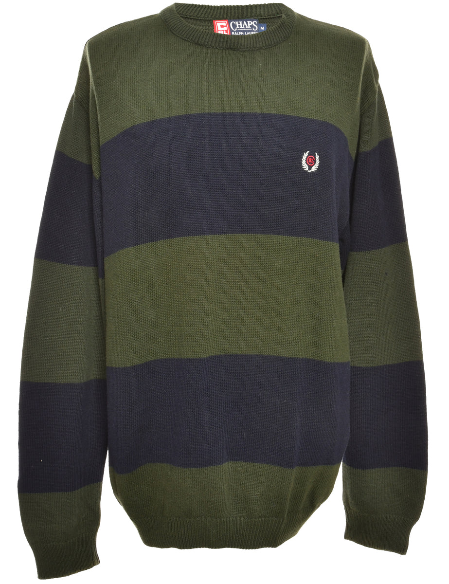 Olive Green Chaps Jumper - M