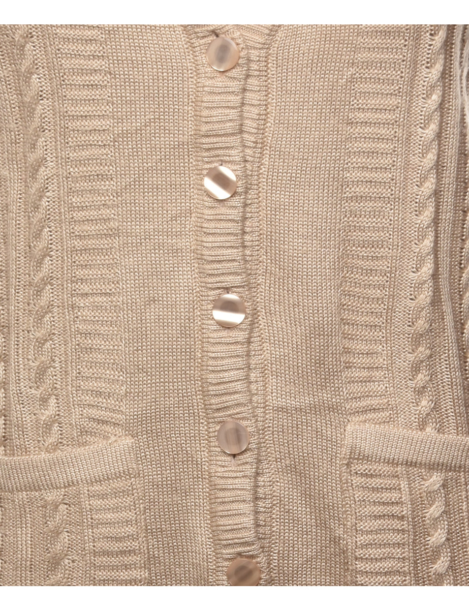 Sleeveless Sweater Vest - L