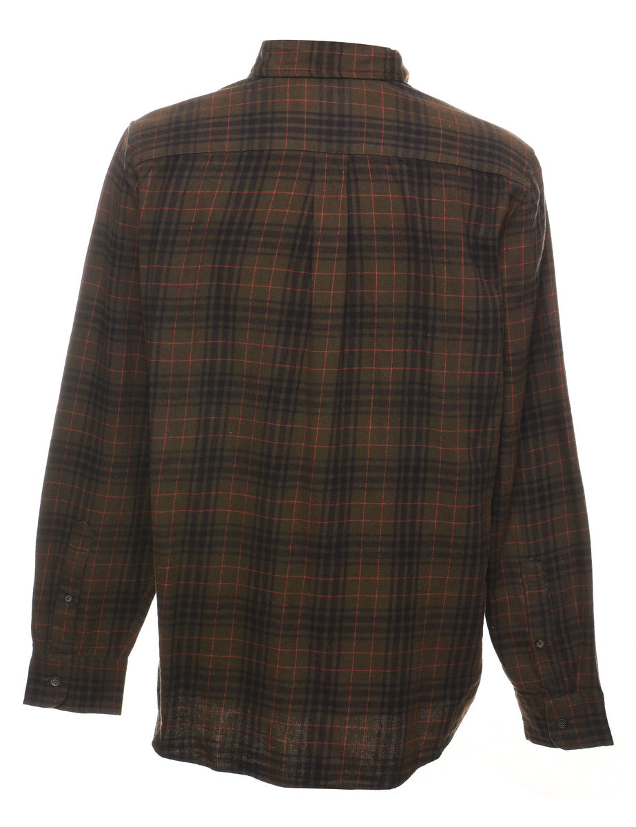 St John's Bay Checked Shirt - M