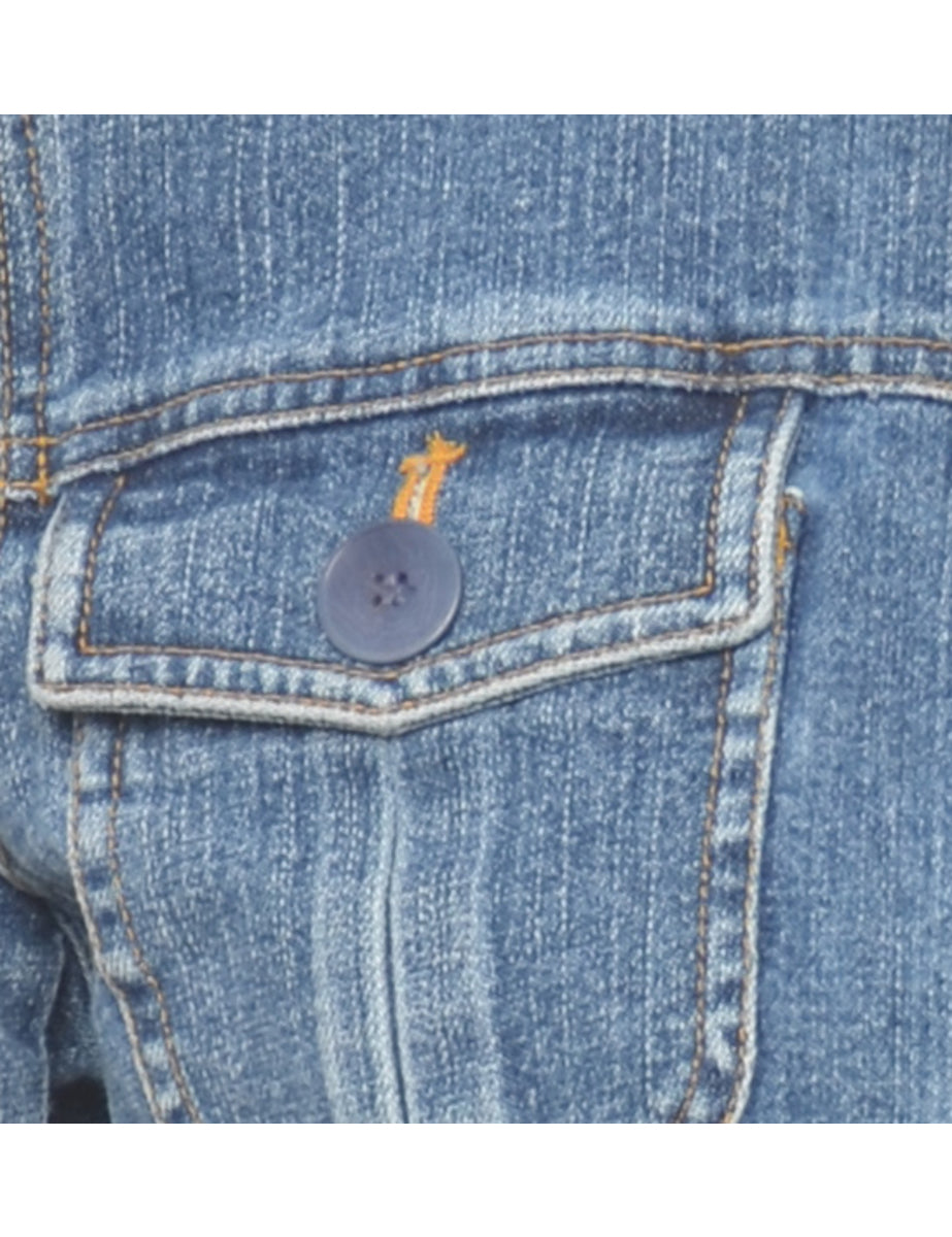 Medium Wash Denim Jacket - S