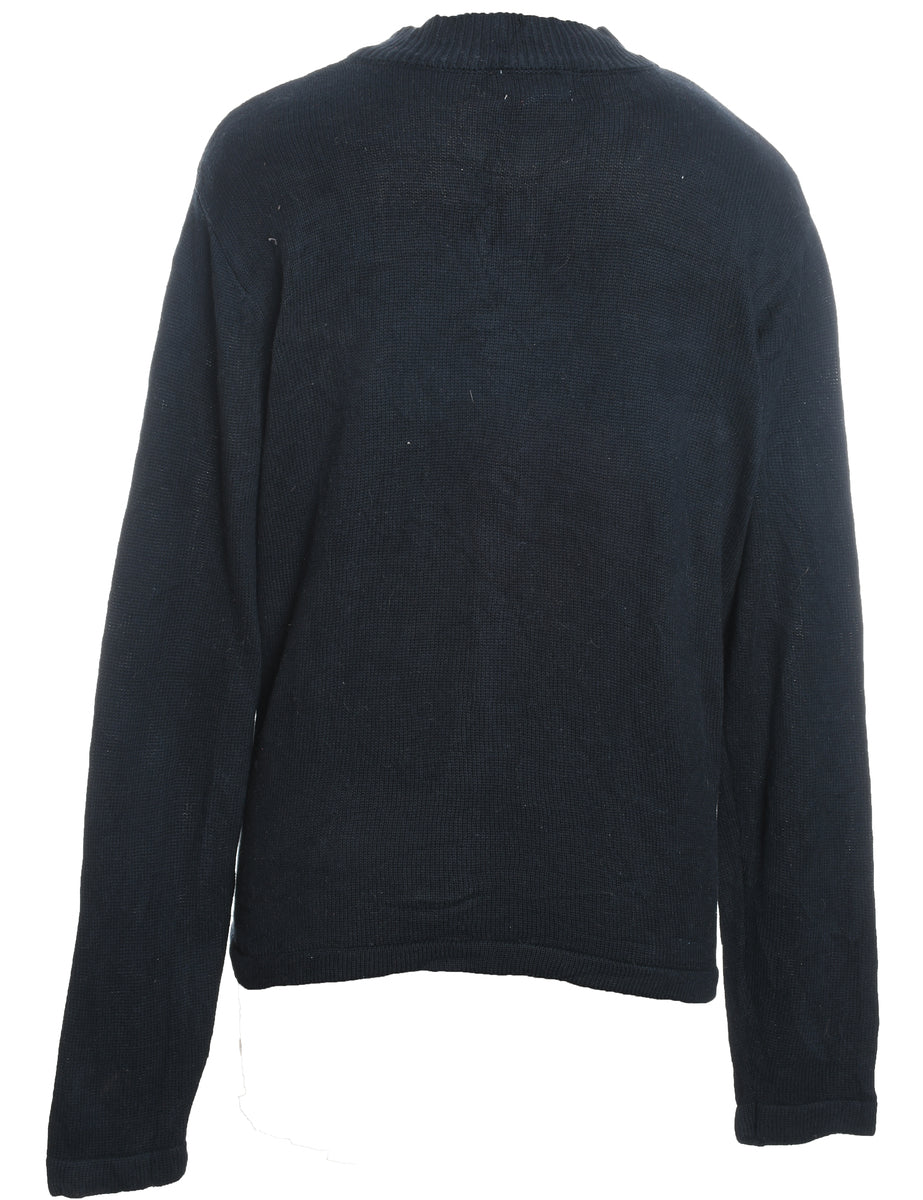 Santa Claus Christmas Cardigan - L