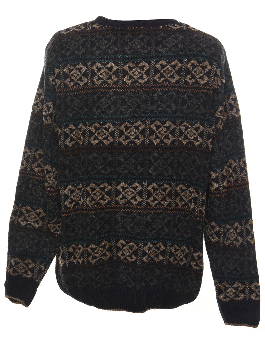 Britches Geometric Pattern Jumper - XL