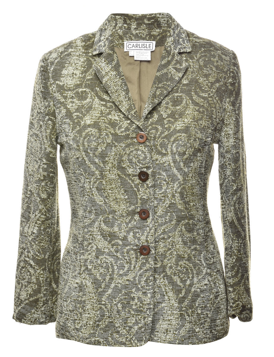 Paisley Pattern Tapestry Jacket - S