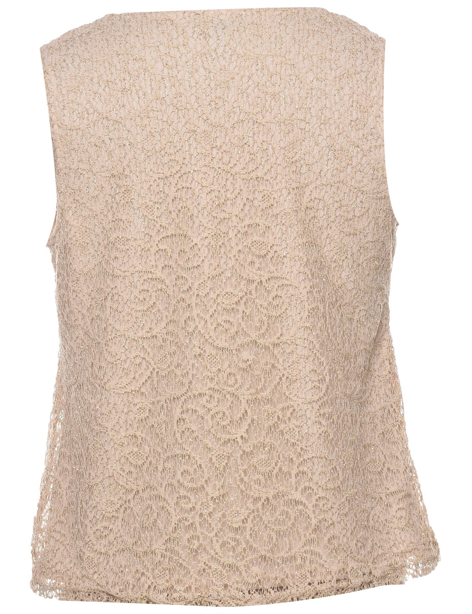 Lace Evening Top - L