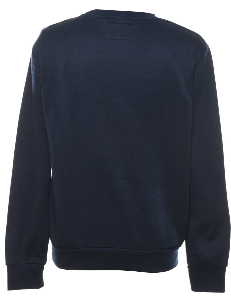 Navy Christmas Sweatshirt - M