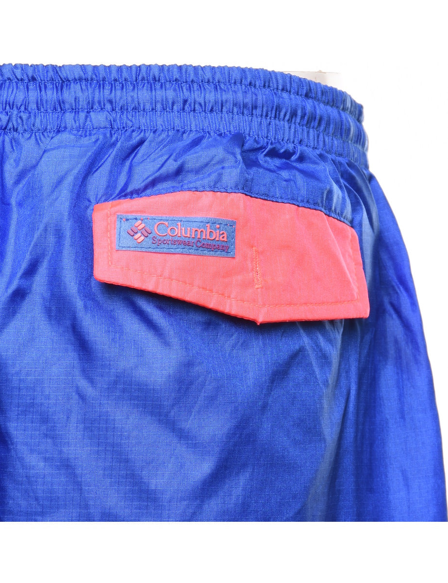 Columbia Blue & Navy Contrast Track Pants - W28 L31