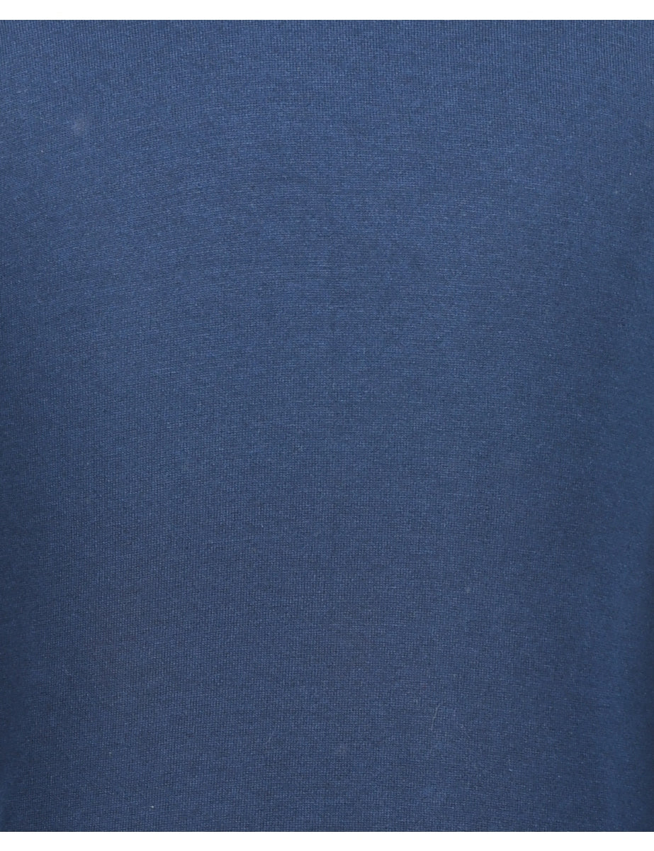 Navy Plain Sweatshirt - XL