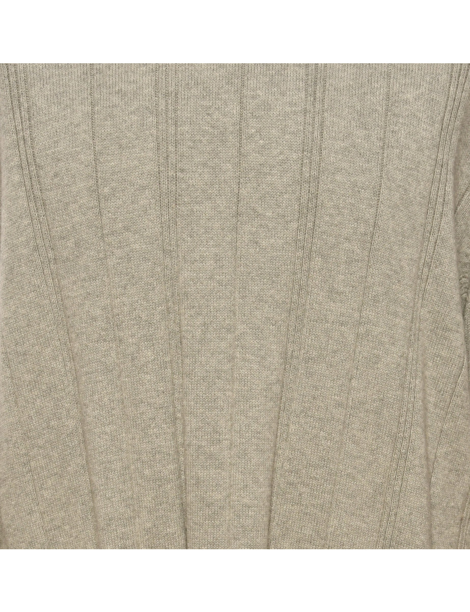 Grey John Ashford Long Sleeved Jumper - XL