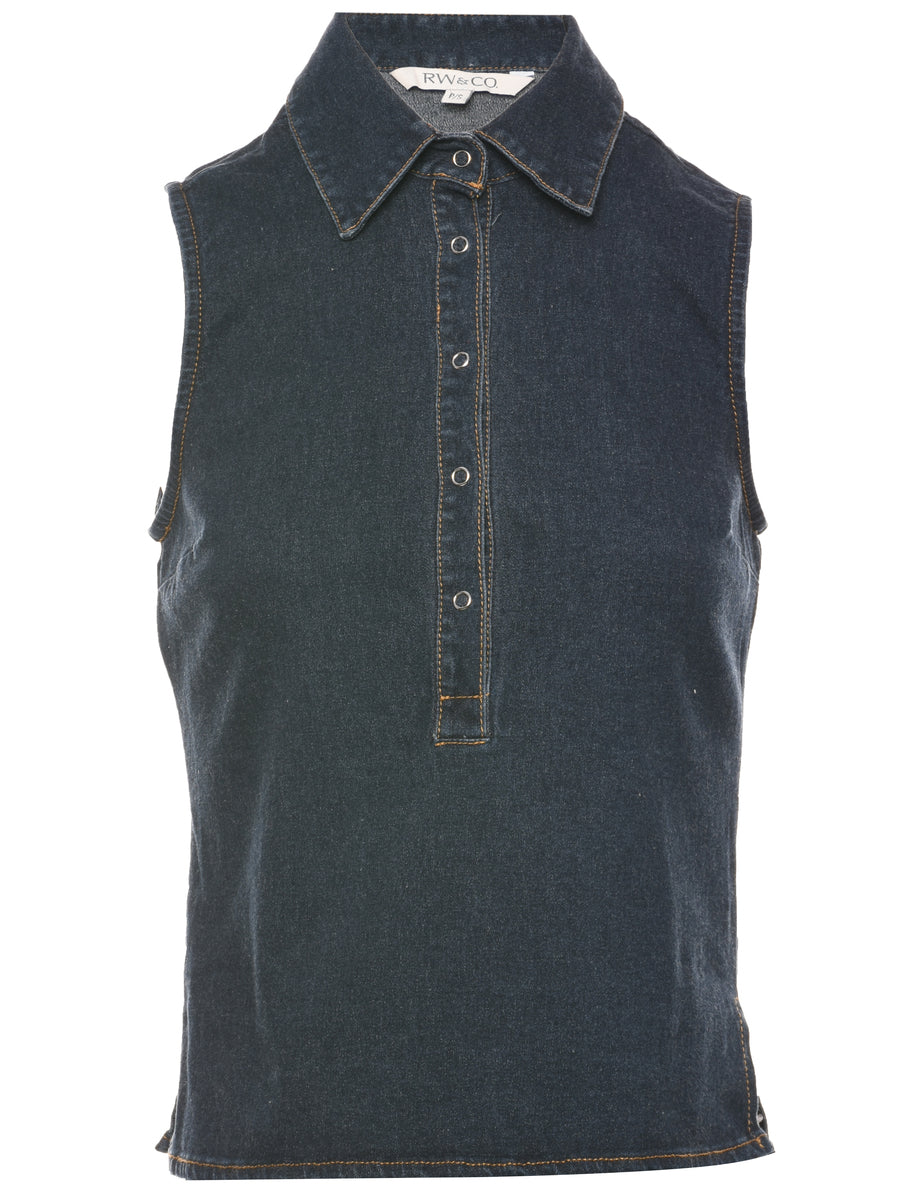 Denim Top - XS