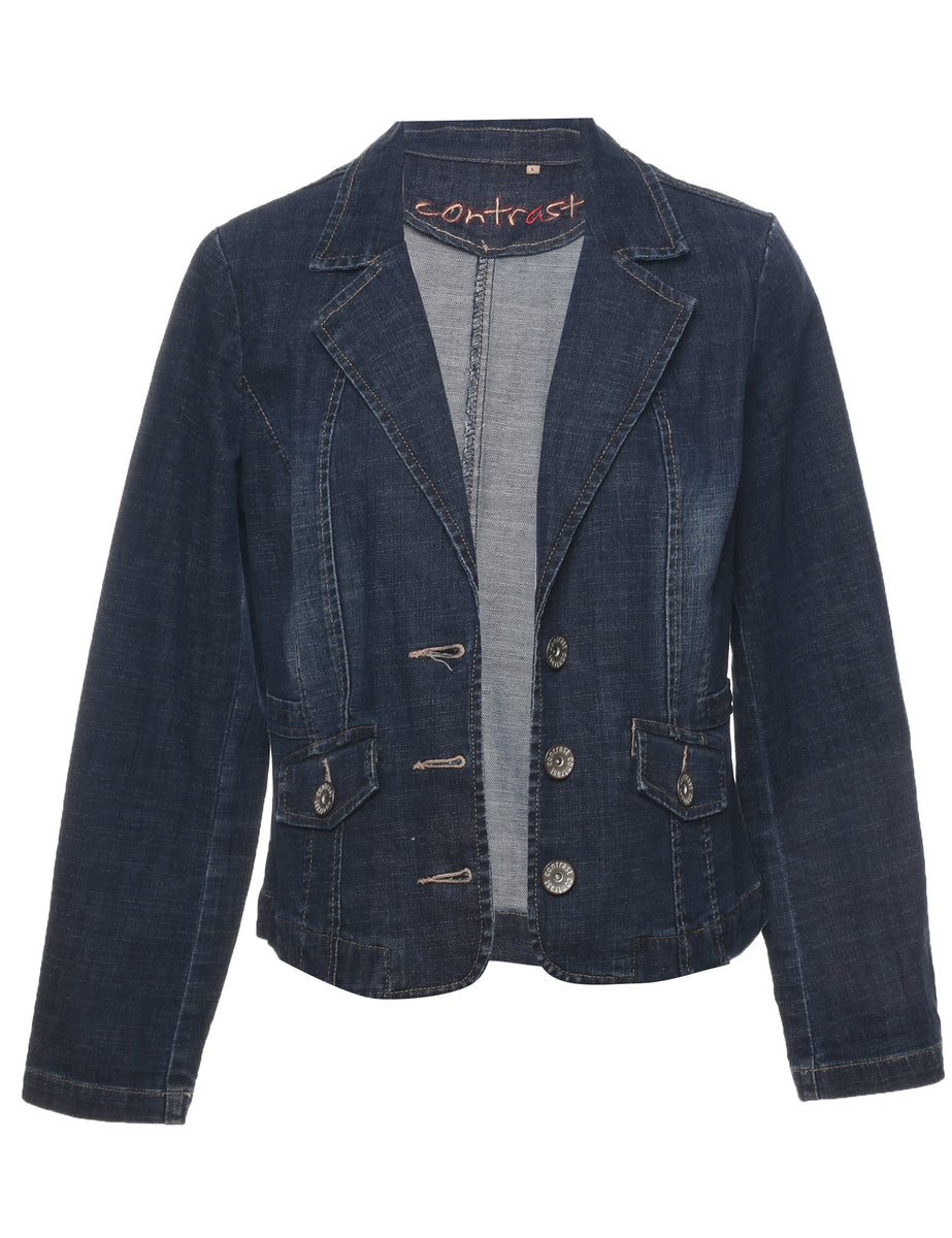 Indigo Denim Jacket - L