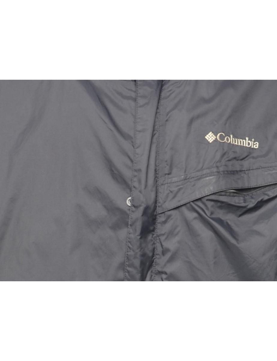 Columbia Black Nylon Jacket - XL