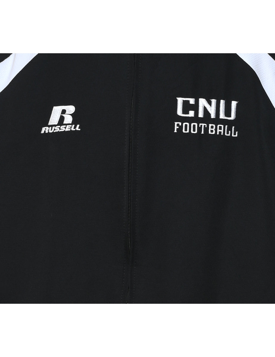 Russell Athletic Black & White Nylon Jacket - L